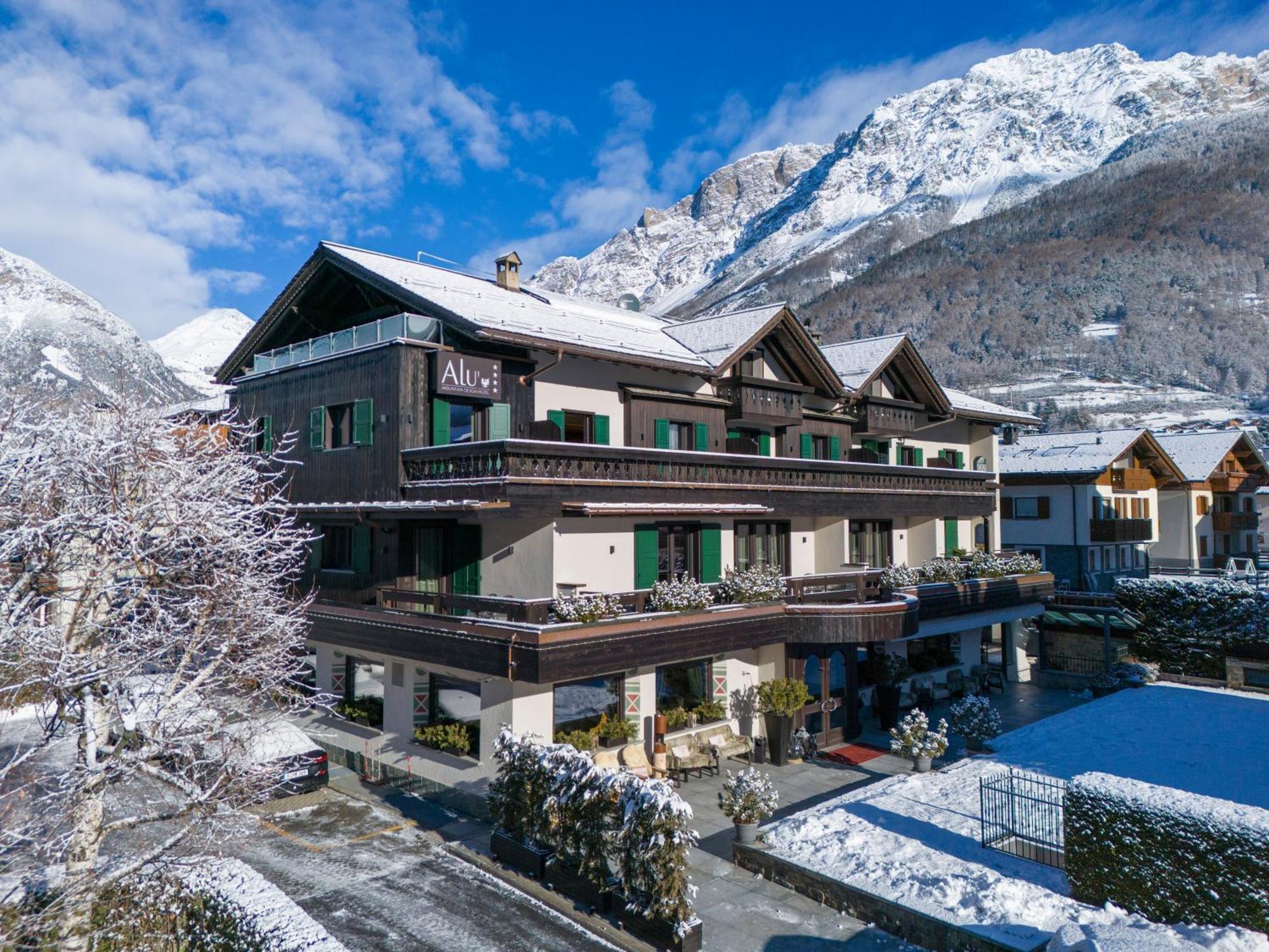 Hotel Alu Mountain Design Bormio Exterior foto